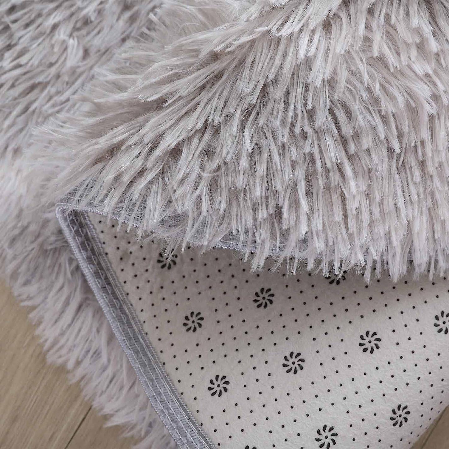 100/120/140/160 Round Rug Fluffy Soft Area Rugs for Kids Girls Room Princess Castle Plush Shag Carpet Cute Circle Bedroom Decor