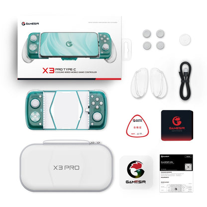 GameSir X3 Pro Gamepad with Hall Effect Joystick, Micro Switch Button, Cooling Fan, Android Cellphone iPhone Gaming Controller