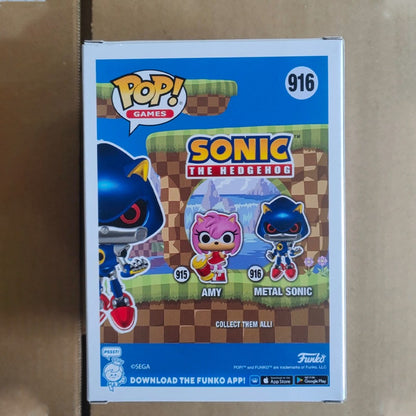 Sonic The Hedgehog Modelo de Brinquedo Funko Pop Silver Action Figure Boneco Metal Sonic Enfeites Werewolf The Hedgehog Decoração de Mesa Presente