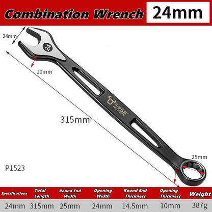 Chaves Catraca de Boca e Estrela Dupla Utilização 6mm-24mm Jogo de Chaves Combinadas Cortador de Porcas Ferramenta Manual Combinada para Reparo de Motor