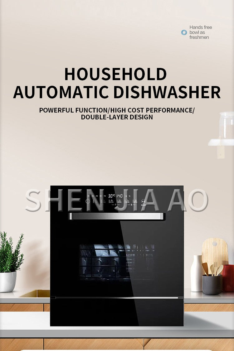 SH-Q01 Dishwasher Fully Automatic Household Embedded Smart Dishwashing and Disinfecting Machine with Drying Function