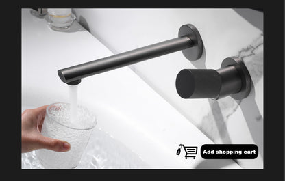 Luxury  black brass shower system wall-mounted LED digital display design Cold & hot dual-control 4-function ceiling shower Tap