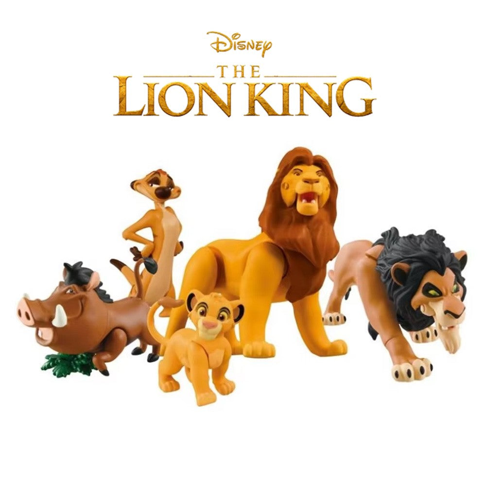 Disney O Rei Leão Bonecos de Ação Simba Mufasa PUMBAA Nala Timon Scar Animais Figuras de Anime Brinquedos Presentes para Crianças
