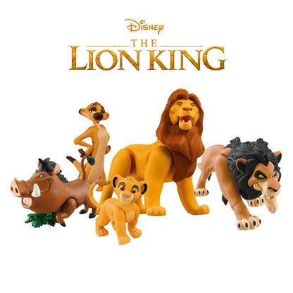 Disney O Rei Leão Bonecos de Ação Simba Mufasa PUMBAA Nala Timon Scar Animais Figuras de Anime Brinquedos Presentes para Crianças