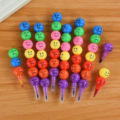 5/10Pcs Lollipop Building Block Crayon Pencil Painting Pen Kids Birthday Party Favors Pinata Fillers Back To School Stationery