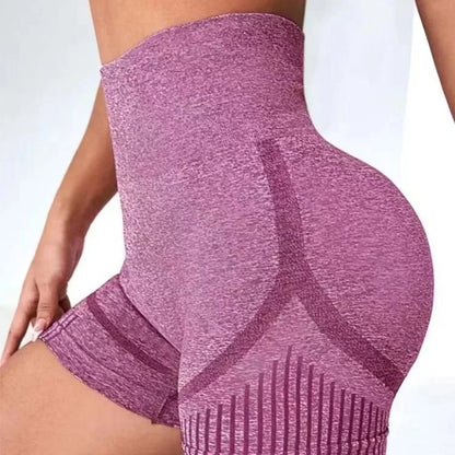 Women's Yoga Shorts High-Waist Fitness Shorts Fitness Yoga Lifting Buttocks Fitness Women's Yoga Fitness Running Shorts Sportswe