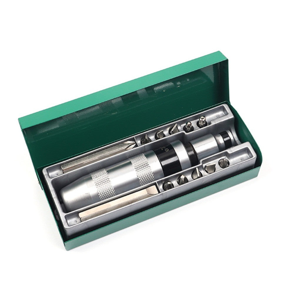Conjunto de 13 Peças de Chave de Impacto, Extrator de Parafusos Quebrados, Ferramentas para Remover Parafusos Enferrujados e Travados Caixa de Ferramentas