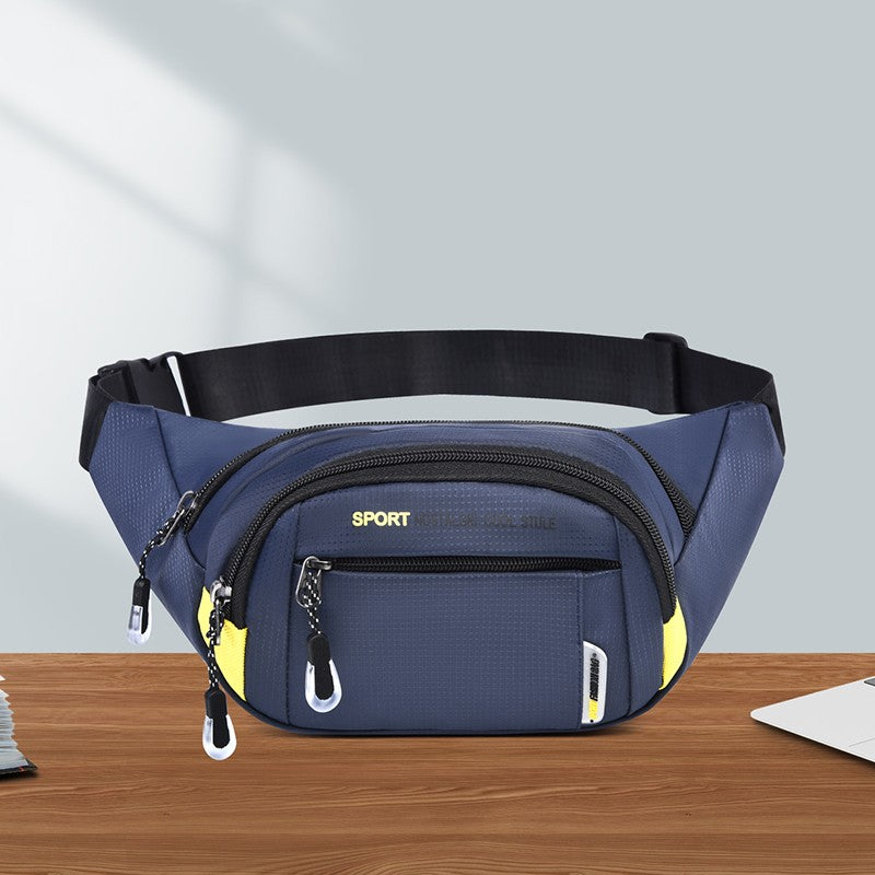 Unisex Mobile Waist Bag - Large Capacity, Water-Resistant, Durable for Work & Travel, Fashion Crossbody Pack Sports Bag