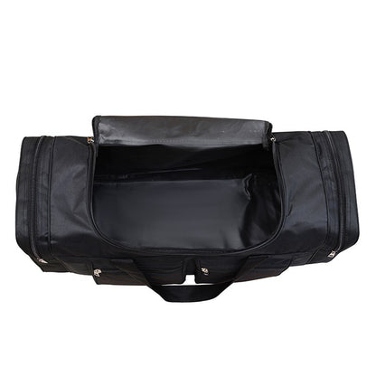 Men's Large Capacity Luggage Bag - Multi Pocket Travel Bag with Zipper Closure, Foldable Design, Ideal for Vacation and Sports E