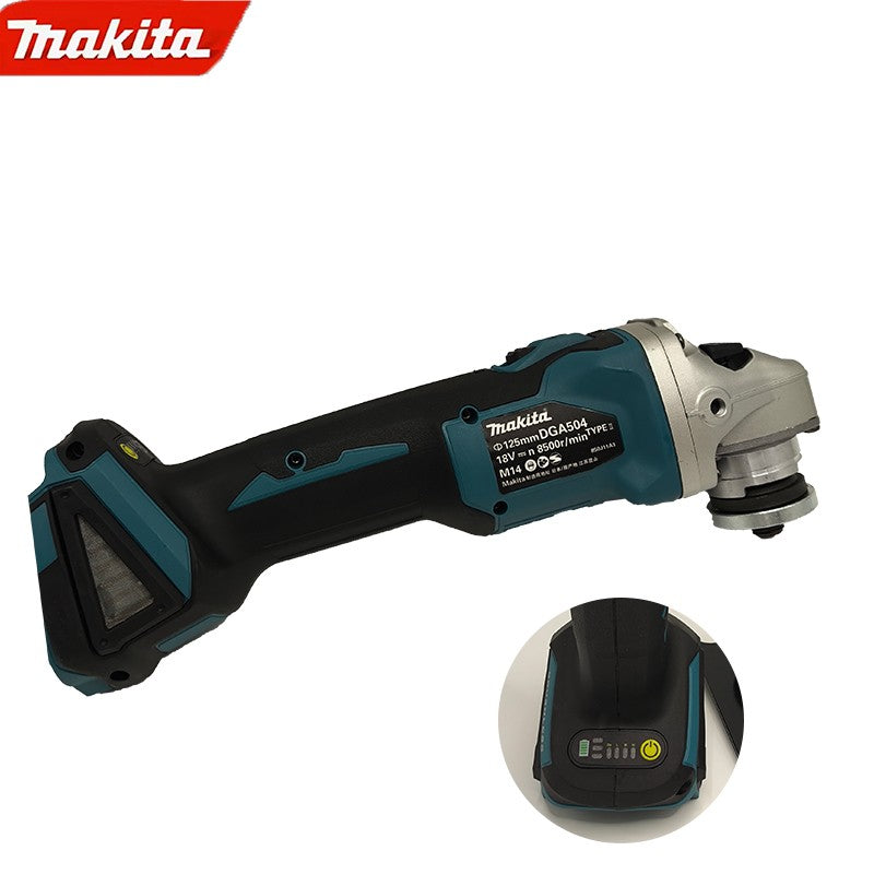 Esmerilhadeira angular multiuso Makita DGA504 18V 6.0Ah 125mm a bateria de lítio brushless (ferramenta avulsa)