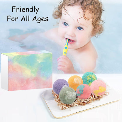 12pcs Organic Bath Bombs Gift Natural Mini Handmade Bathing Foot Spa Bomb Rich Essential Oils For Moisturizing Dry Skin Relaxing