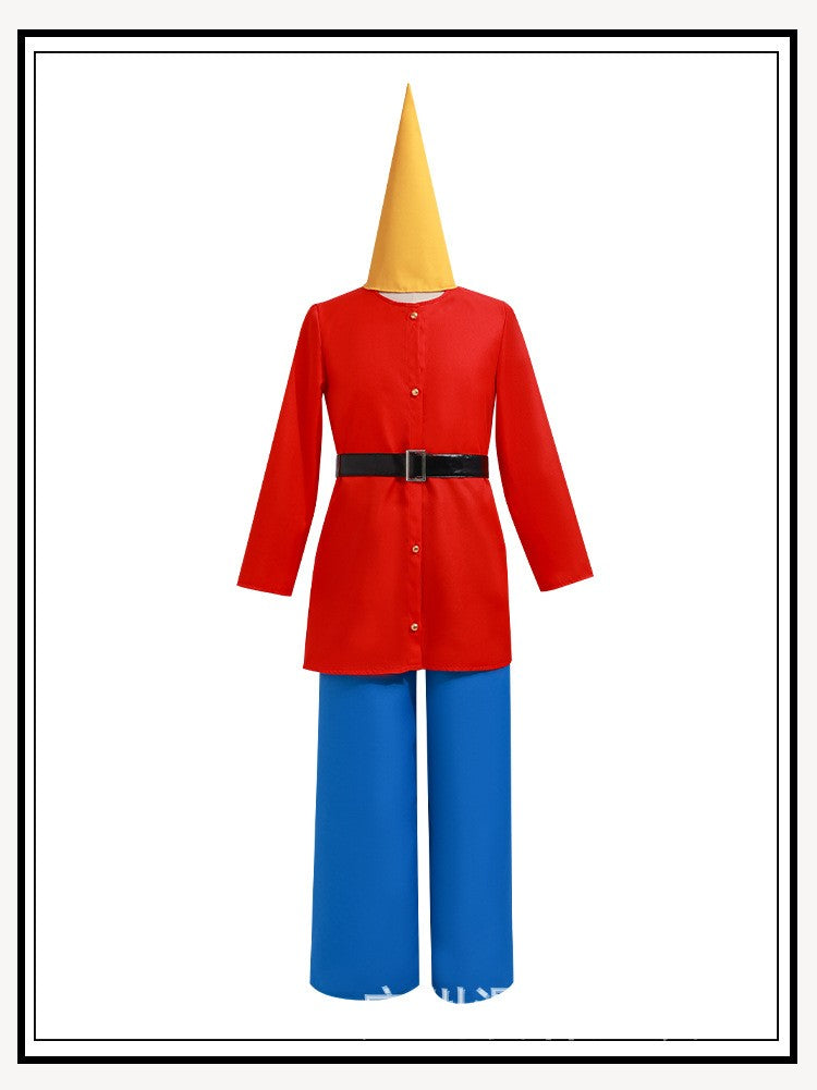 Anime Seven Dwarfs Cosplay Costumes Snow White Cosplay Colorful Suits Shirt Pants Hat Dwarfs Halloween Cos Unisex
