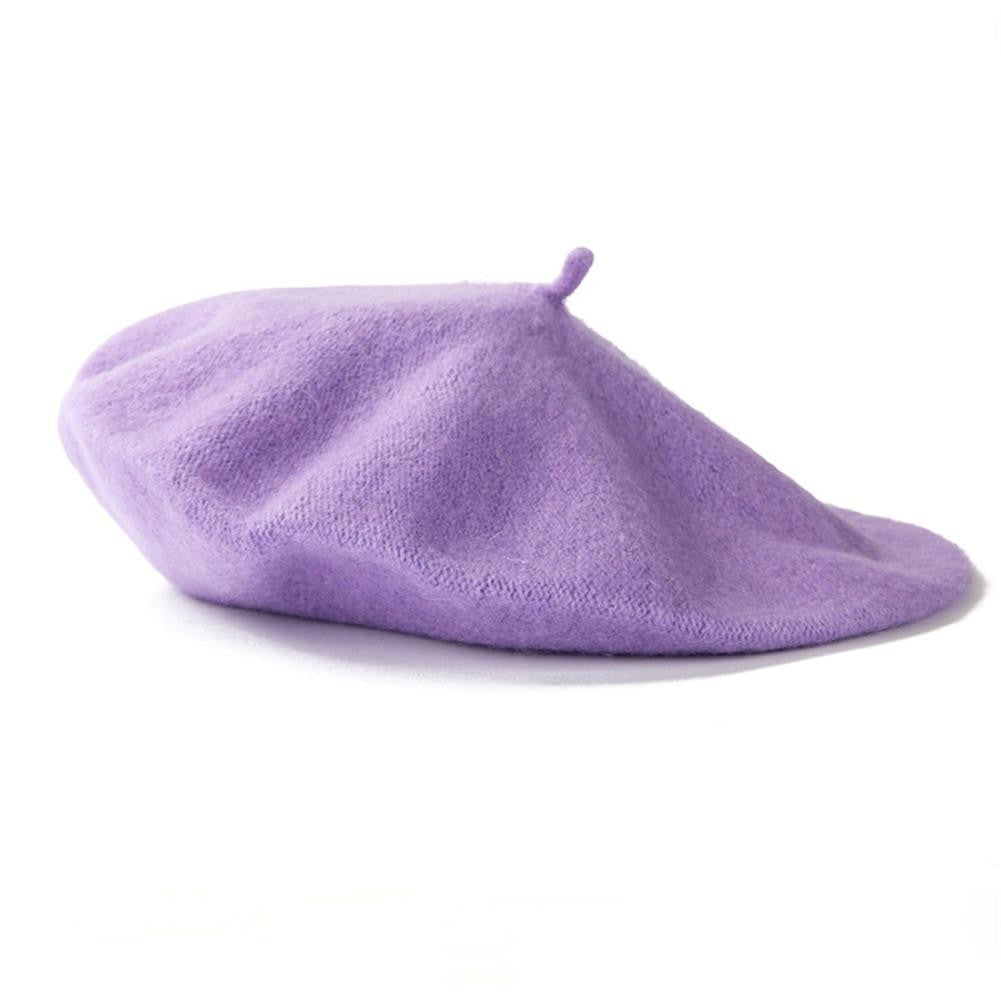 Boina Quente Multicolorida de Lã Grossa Inverno Outono Artista Retrô Francesa Lisa Chapéu de Pintor Para Mulheres Meninas Gorros Quentes Para Caminhada ao Ar Livre