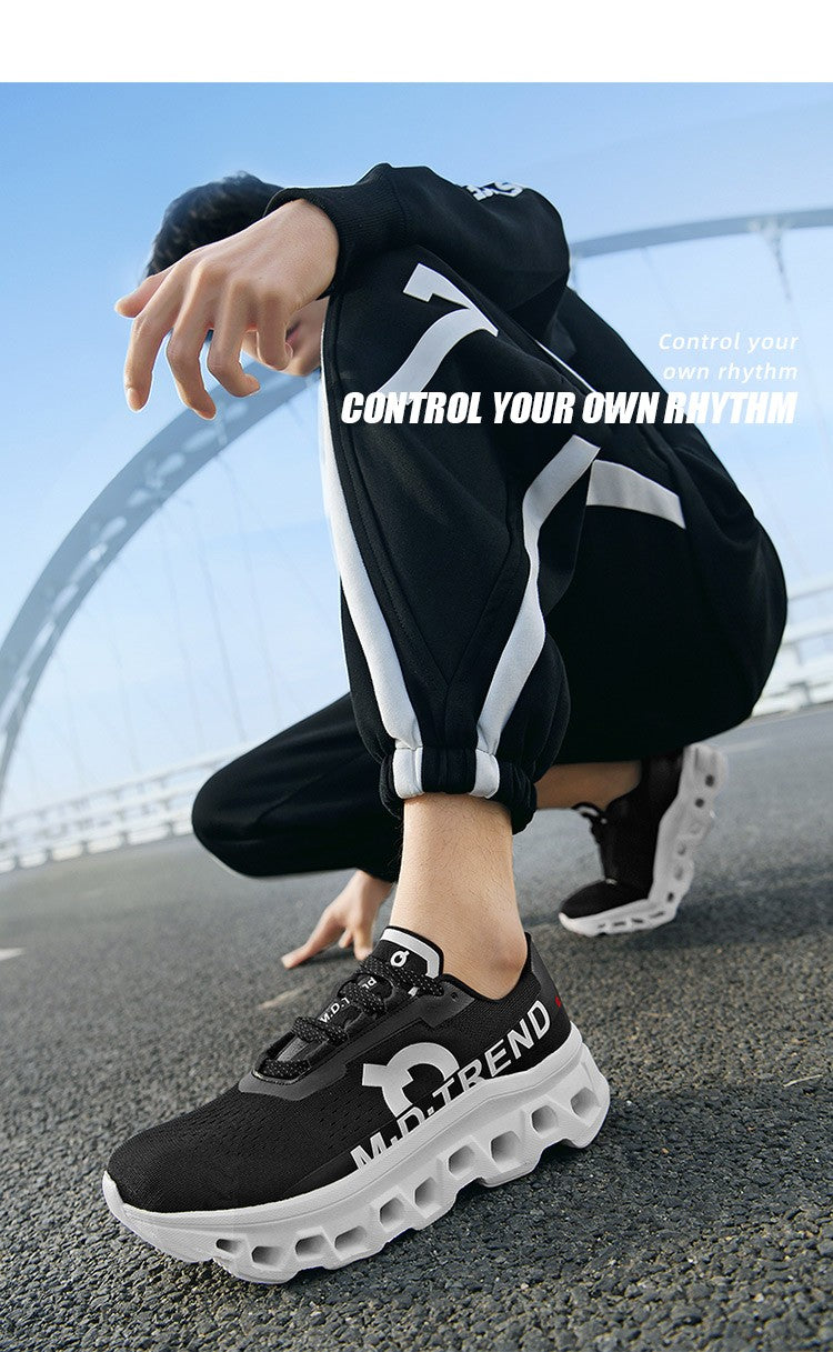 Tênis Masculino com Amortecimento para Corrida Tênis Esportivo Leve Casual Masculino Antiderrapante Tênis Esportivo para Viagens ao Ar Livre Caminhada