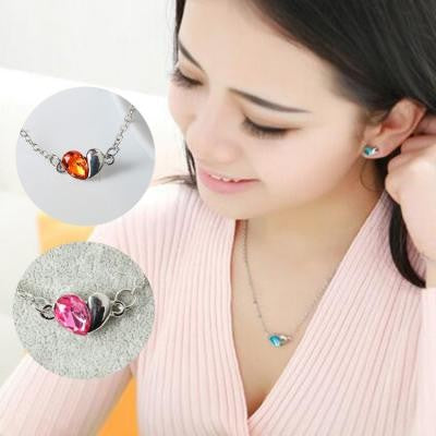 2025 Novo Colar de Moda Design Feminino Simples Simples de Metal Redondo Colar Vendas por Atacado