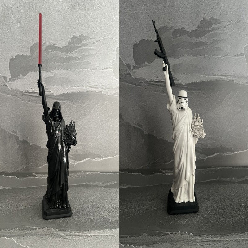 Star War Darth Vader  STORM TROOPER as Statue of Liberty Movie Action Figure Model Toys