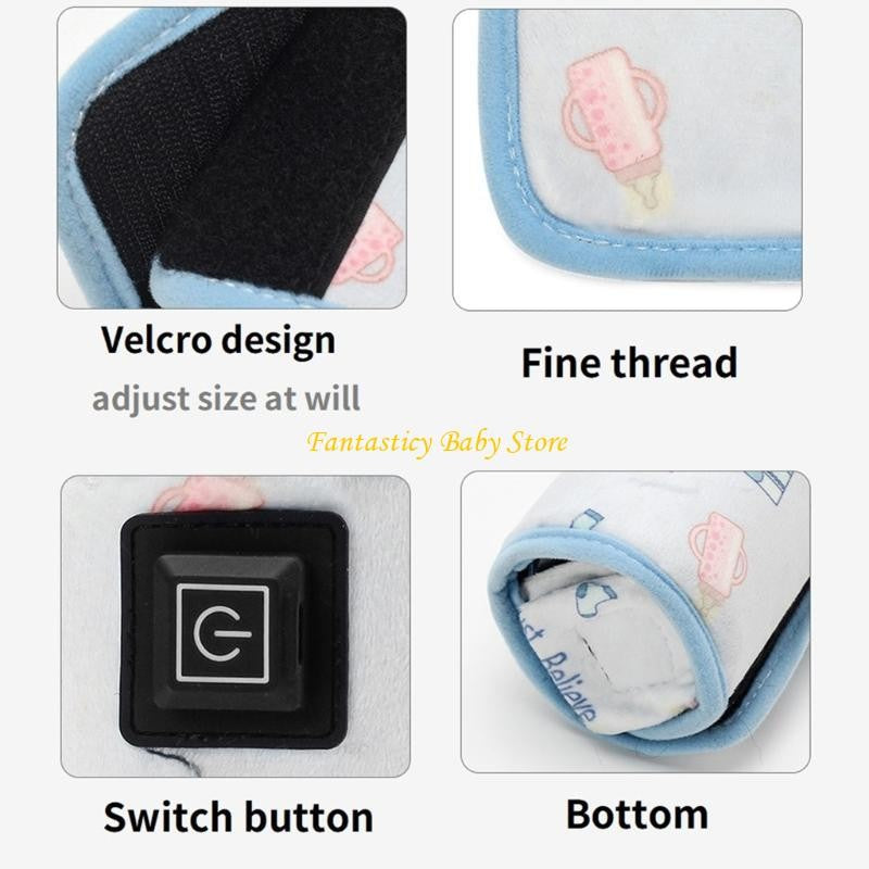 J6BE Formula Milk Feeder Warmer USB Travel Warmer Heating Bag for Baby Nursing Bottle