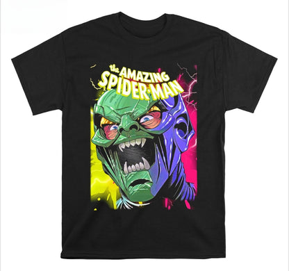 Marvel Spider Man Comic T-shirt Gift Tshirt Men Women Unisex Casual Fashion Round Neck Short Sleeve Plus Size T-Shirt Unisex Tee