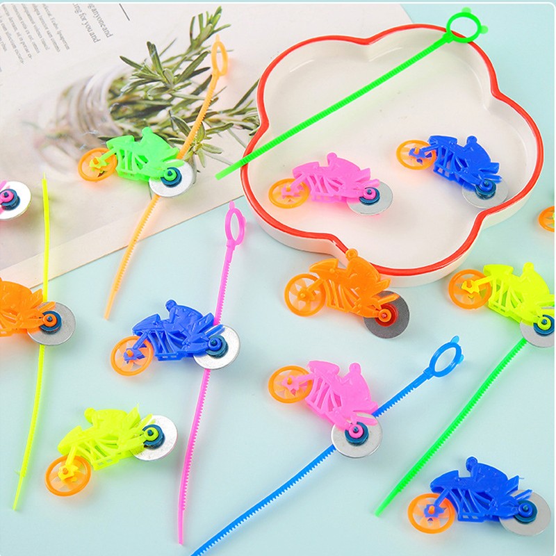 10/20/30Pcs Mini Hand Pull Bicycle Gear Car Toys Stress Relief Sensory Toys Kids Birthday Party Favors Favorite Pinata Filler