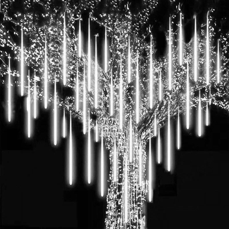 30/50CM LED Meteor Shower Rain Lights Waterproof Falling Raindrop Fairy String Light for Christmas Holiday Party Patio Decor