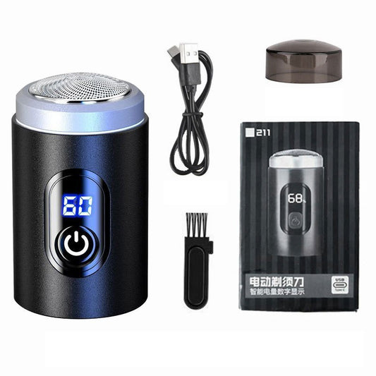 USB Charging Electric Shaver for Men Mini Multifunctional Portable Beard Shaver Water-Washing Feature Waterproof for Home Hotel