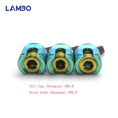 Parafuso pedicular veterinário 1.5/2.0/2.5/3.0/3.5mm, parafuso poliaxial para coluna, material de liga de titânio? Implantes Ortopédicos Veterinários