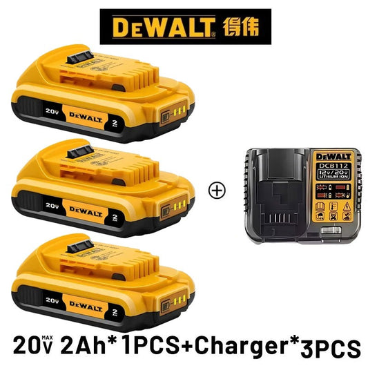 DEWALT 20V battery 6AH rechargeable lithium-ion batterycharger DCB118 Brushless Electric Screwdriver Drill DCD805 power tool