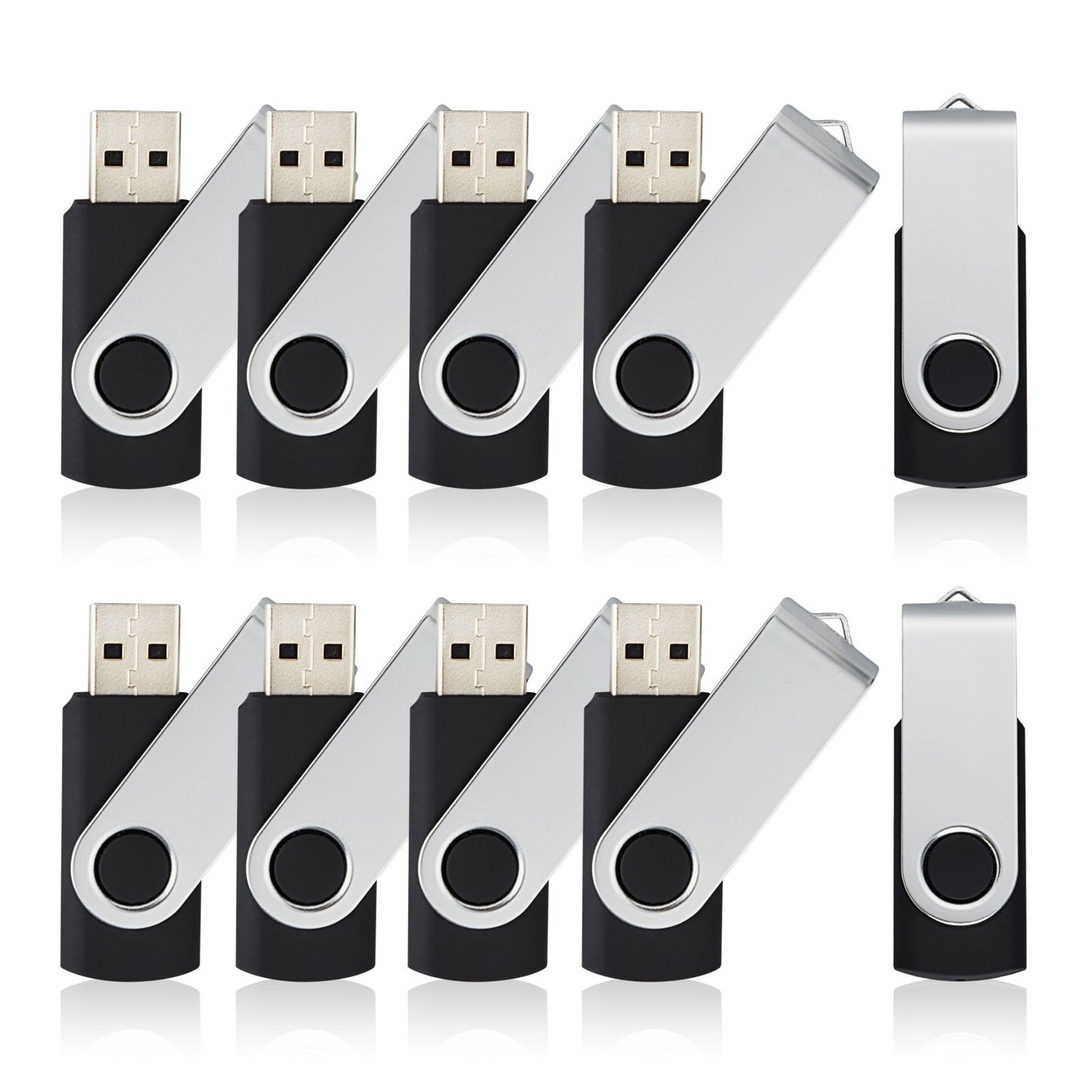 KOOTION 10 UNIDADES U305 Pendrive USB 32GB 16GB 8GB 1GB Pen Drive USB de Alta Velocidade Pen Drive