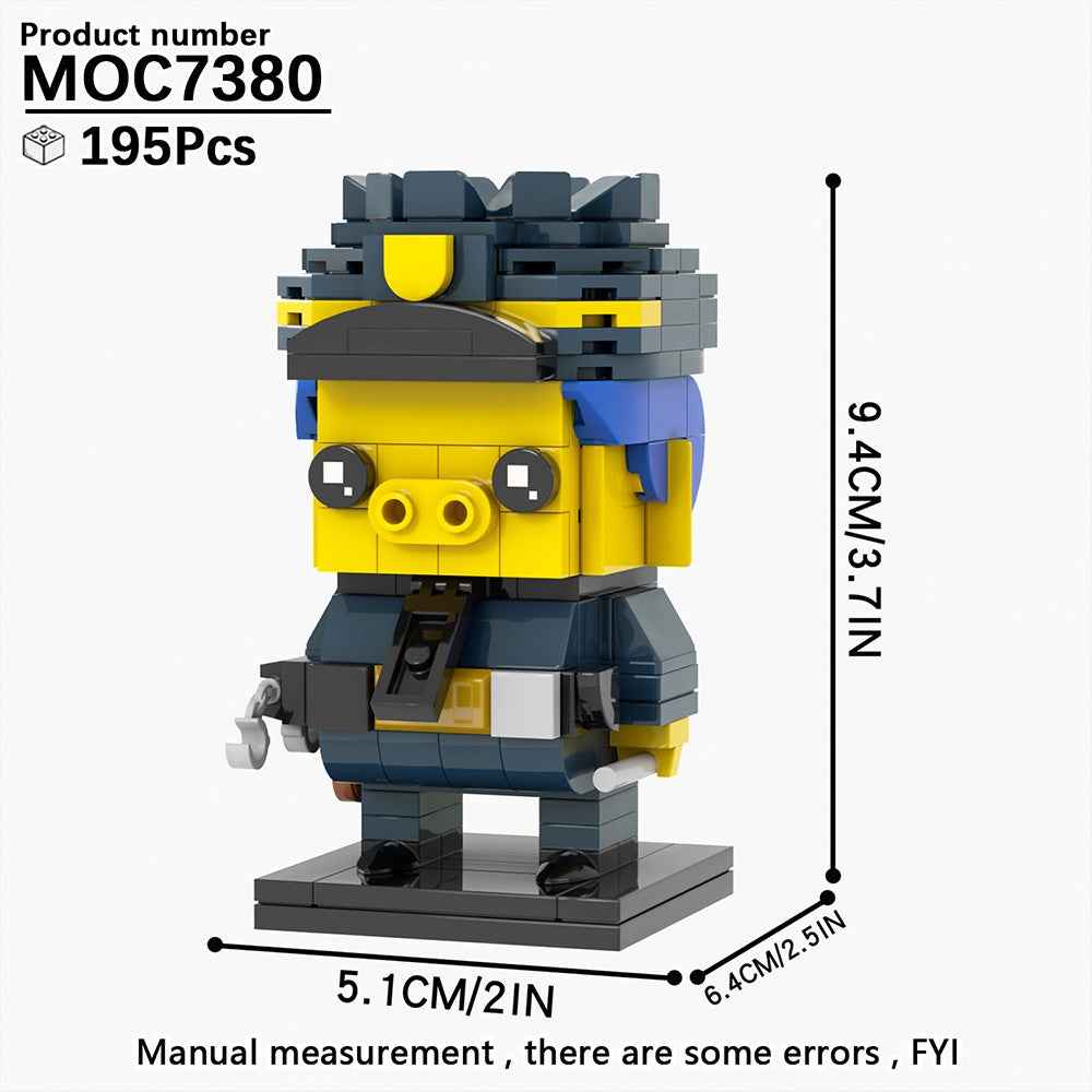MOOXI Simpson Brickheadzed Kit de Montagem para Diorama DIY Modelo de Blocos de Construção para Adultos Conjunto de Brinquedos Infantis MOC Bricks Presente Montessori