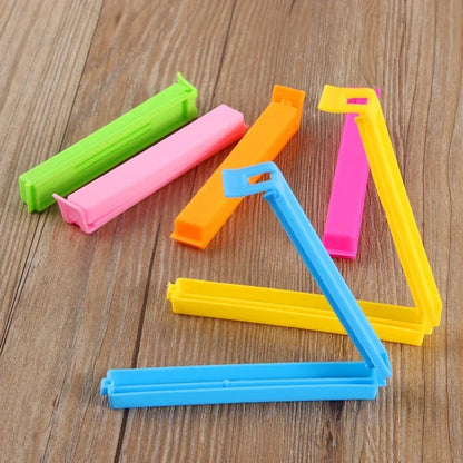 10-100pçs Clipes de Plástico para Saco de Comida Selador Braçadeira Ferramenta de Cozinha Selagem Portátil de Armazenamento Clipe de Vedação para Acessórios de Selagem de Saco