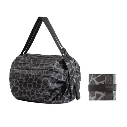 1pc Foldable Shopping Bags Foldable Storage Bag With Handle Portable Travel Camouflage Handbags Large Capacity Nylon Bag