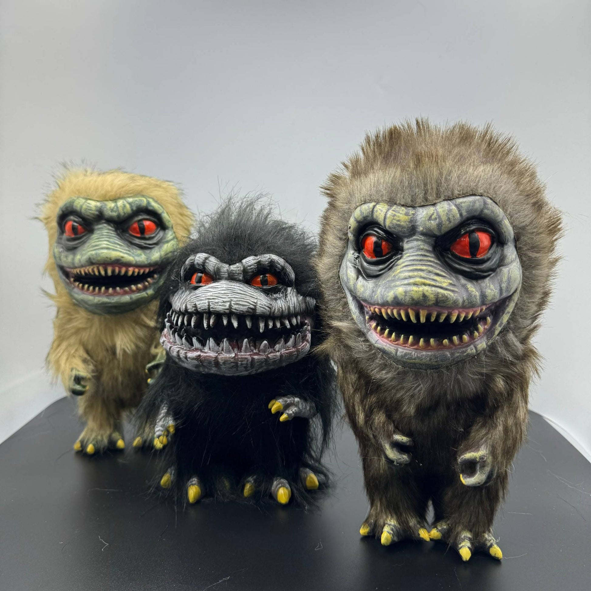 Critters Monster Doll Figurine Realistic Movie Alien Little Monster Doll Collectible Props Gift For Fans Kids Halloween Decor