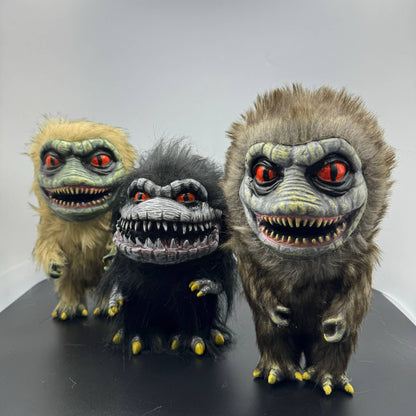 Critters Monster Doll Figurine Realistic Movie Alien Little Monster Doll Collectible Props Gift For Fans Kids Halloween Decor