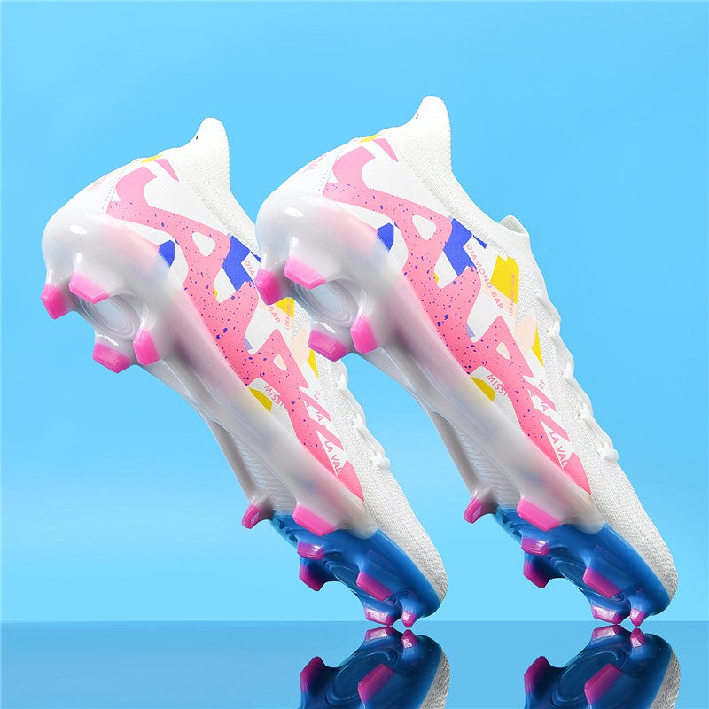 New Men Soccer Shoes Football Boots Grass Cleats Indoor Adult Non-Slip Boys Adult Futsal Sport Ultralight Turf Comfortable