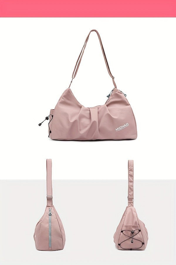 Yoga Bag Women's Sports Fitness Training Bag Fashionable Short Trip Luggage Bag Large Capacity Travel Bag Lightweight Travel