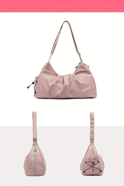 Yoga Bag Women's Sports Fitness Training Bag Fashionable Short Trip Luggage Bag Large Capacity Travel Bag Lightweight Travel