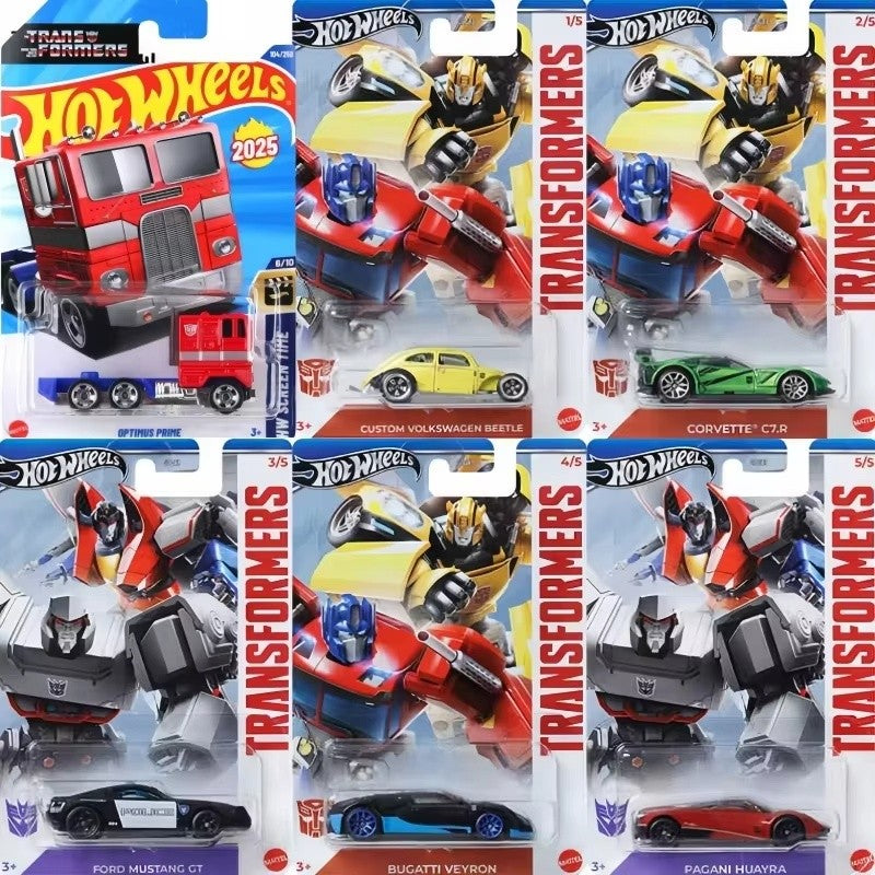 Hot Sale Hot Wheels Volkswagen Beetle Gold 1/64 Diecast Model Car Transformer Bumblebee186 Custom Models Collecte Birthday Gifts