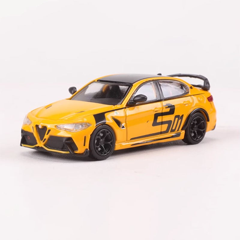 Diecast Original 1:64 Scale Alfa Romeo GTAm Miniature Simulation Alloy Car Model Collection Decoration Toy Gift Souvenir Display