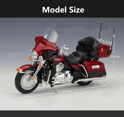 Maisto 1:12 Harley FLHTK Electra Glide Ultra Limited Liga Clássica Modelo de Motocicleta Brinquedo de Metal Fundido Moto de Lazer Modelo Infantil Presente