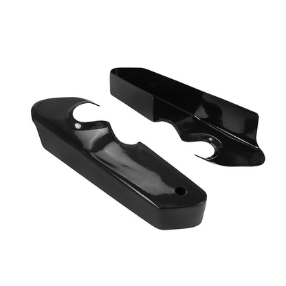 Par de Suportes de Para-lama Traseiro Curto Preto Brilhante para Motocicleta, Suportes de Sinal de Seta para Harley Sportster XL883 1200 04-Up