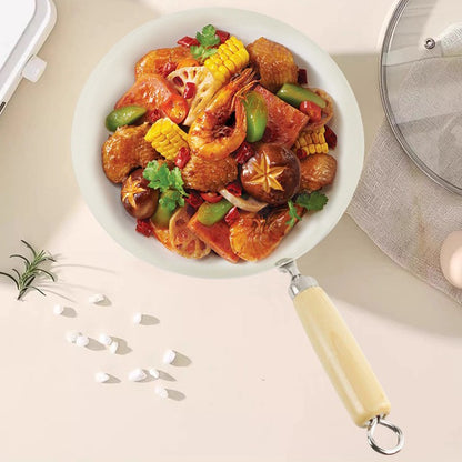 Ceramic Non-Stick Pan Frying Pan Wok Pan Home Steak Skillet Pancake Fried Induction Cooker Gas Stove Special Saucepan Nonstick