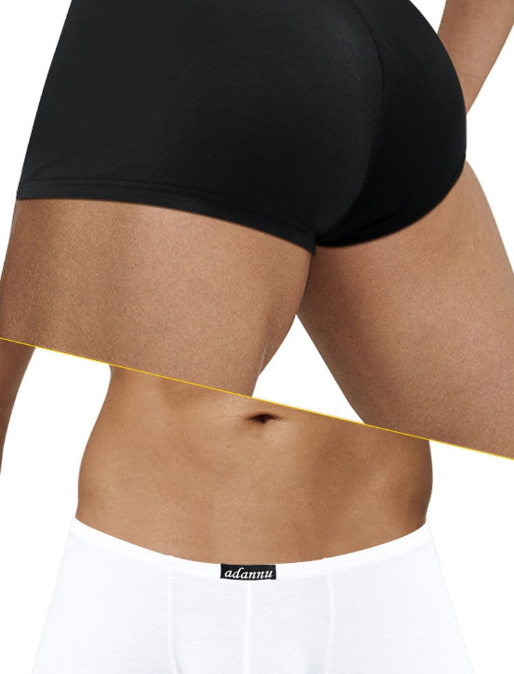 Simple, solid color, new thin Modal boxers, low waist and light boxers AD741
