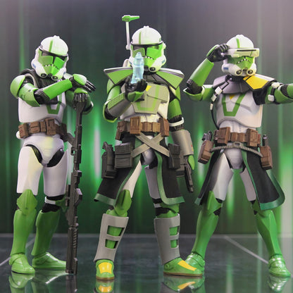 New Body(JOV3.0) - Star Wars 104th Trooper Wolf Pack Boost Sinker Comet Kamino ARC Trooper Grey Team 6" Boneco Articulado Brinquedos de Clone