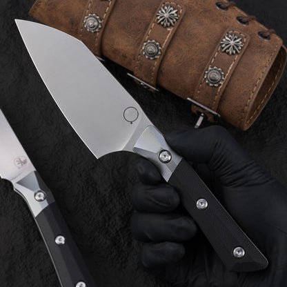 New MICRO TECH kitchen knife, outdoor camping tool knife, fixed blade, fruit knife, straight knife, Christmas gift
