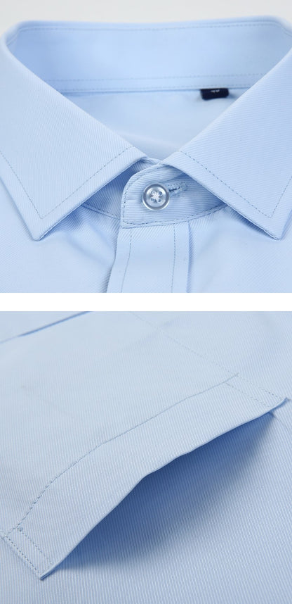 Plus Size 11XL 10XL 9XL New Men's Social Shirt Long Sleeve Slim Fit Business Classic Basic White Formal Dress Shirts Man Clothes