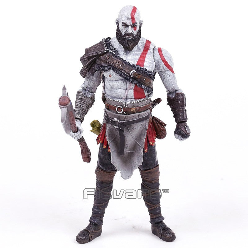 NECA God of War 2018 Kratos & Atreus Ultimate PVC Action Figure Modelo Colecionável Brinquedo 2-pack