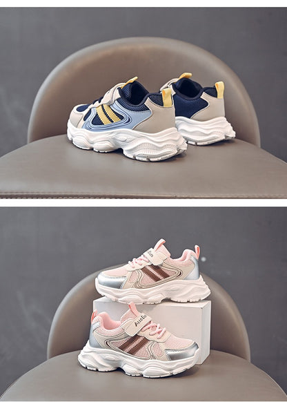 2025 Spring Autumn New Boys Kids Sport Shoes Girl Baby Toddler Mesh Breathable Casual Running Shoes Soft Soled Children Sneakers