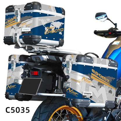 Adesivos de Motocicleta BIKE GP para CFMOTO 800MT N39° Conjunto de Adesivos Decorativos para Caixa de Ferramentas de Alumínio Baú de alumínio