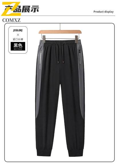 2025 Mens Sportswear Spring Summer Tracksuit 2 Piece Sets Sports Suit Sun Jacket + Pant Running Set Male Gym Exercise Clothing