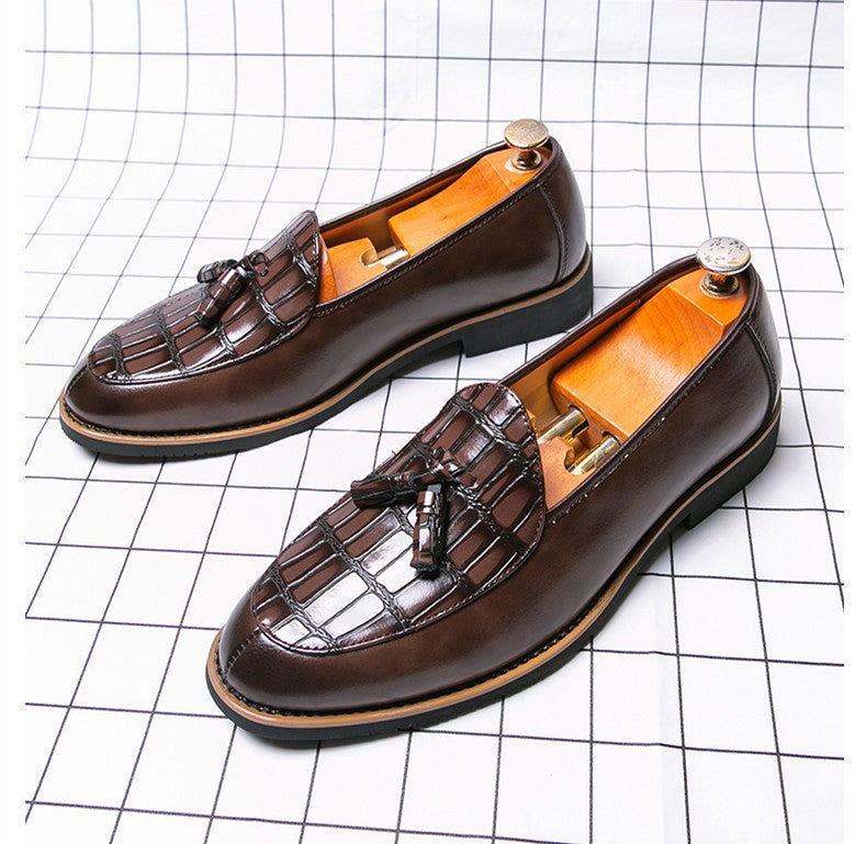 Big Size 47 Business Oxford Shoes Wedding Party Men Dress Shoes Breathable Leather Casual Men's Shoes British Style Loafers